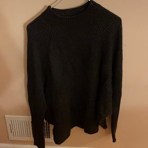 Black knit sweater